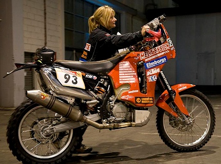 Annie's KTM at Dakar 2009